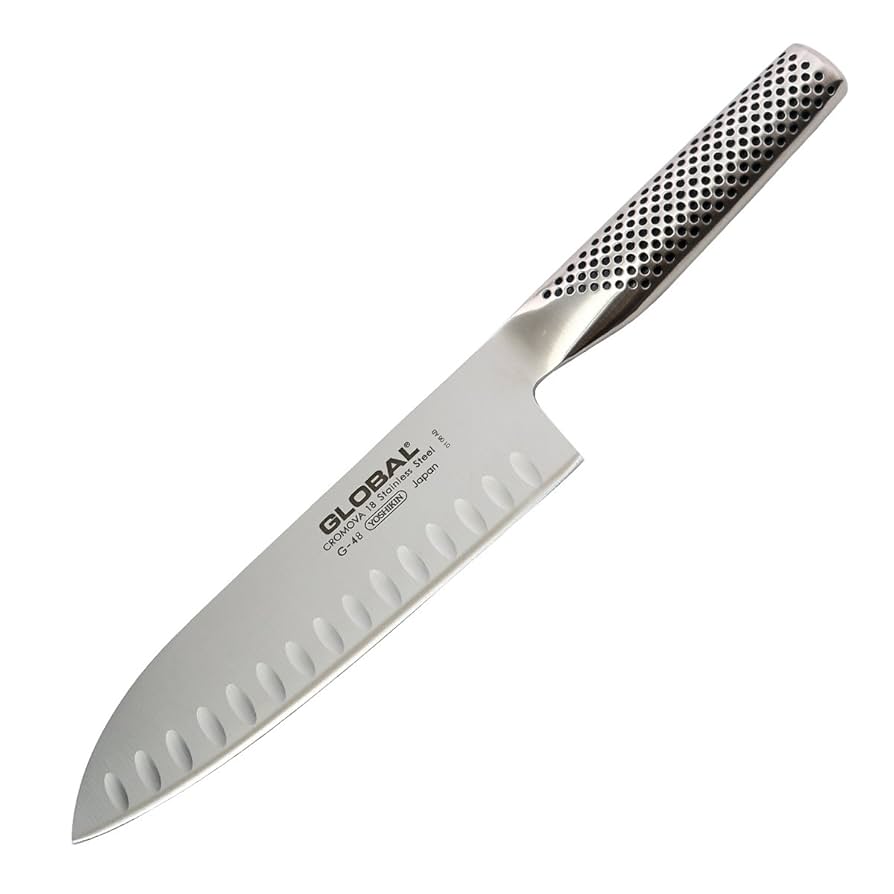 Amazon.com: Global G-48-7 inch, 18cm Santoku Hollow Ground